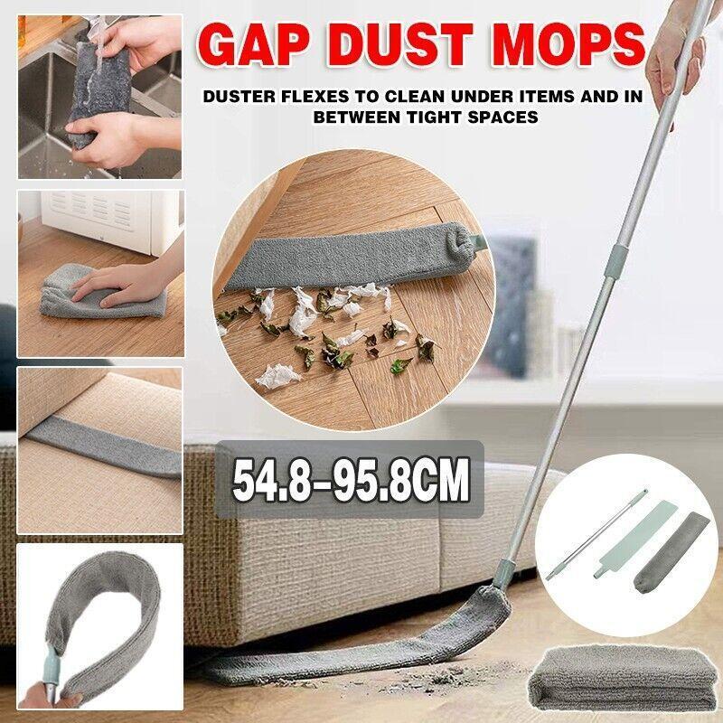 Retractable Gap Dust Cleaner Long Handle Flexible Gap Dust Mops For Sofa Bed AU