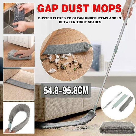 Retractable Gap Dust Cleaner Long Handle Flexible Gap Dust Mops For Sofa Bed AU
