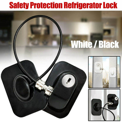 Refrigerator Lock Fridge Cabinet Child Safety Window Door Drawer Latches w/ Keys