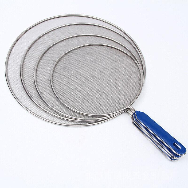 Anti Splatter Guard Oil Net Splash Cover for Pan Frying Cooking 4 Sizes