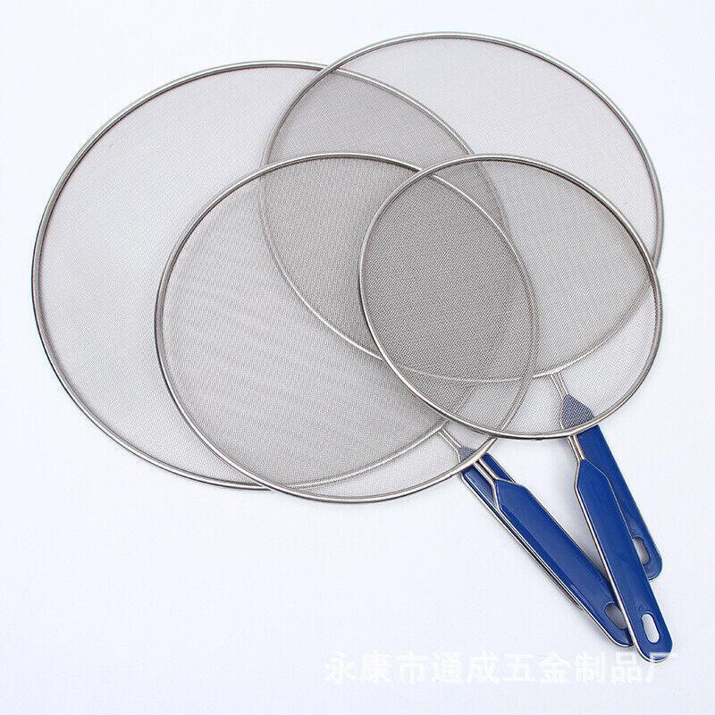 Anti Splatter Guard Oil Net Splash Cover for Pan Frying Cooking 4 Sizes