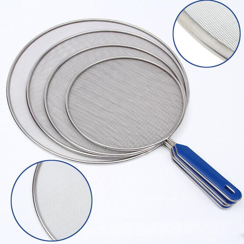 Anti Splatter Guard Oil Net Splash Cover for Pan Frying Cooking 4 Sizes