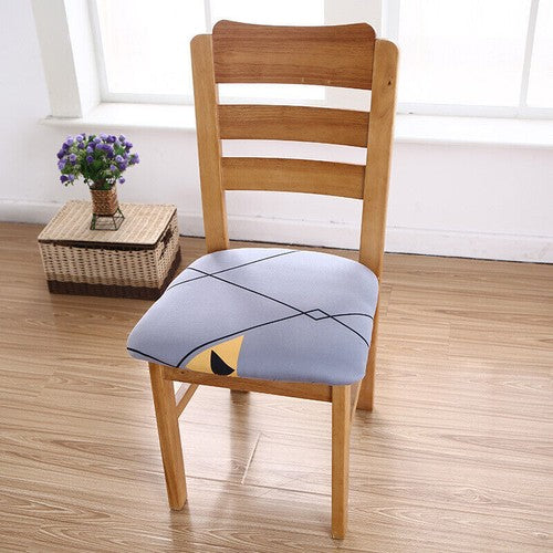 Stretch Dining Chair Seat Covers Removable Seat Cushion Slipcovers Protector AU