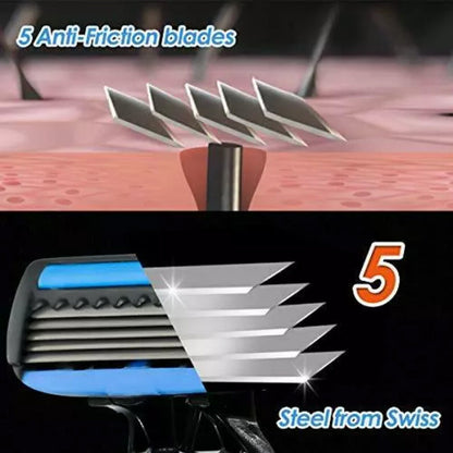 Disposable 5-Blade Guest Razors in 2 Pack Sizes – Product View 4