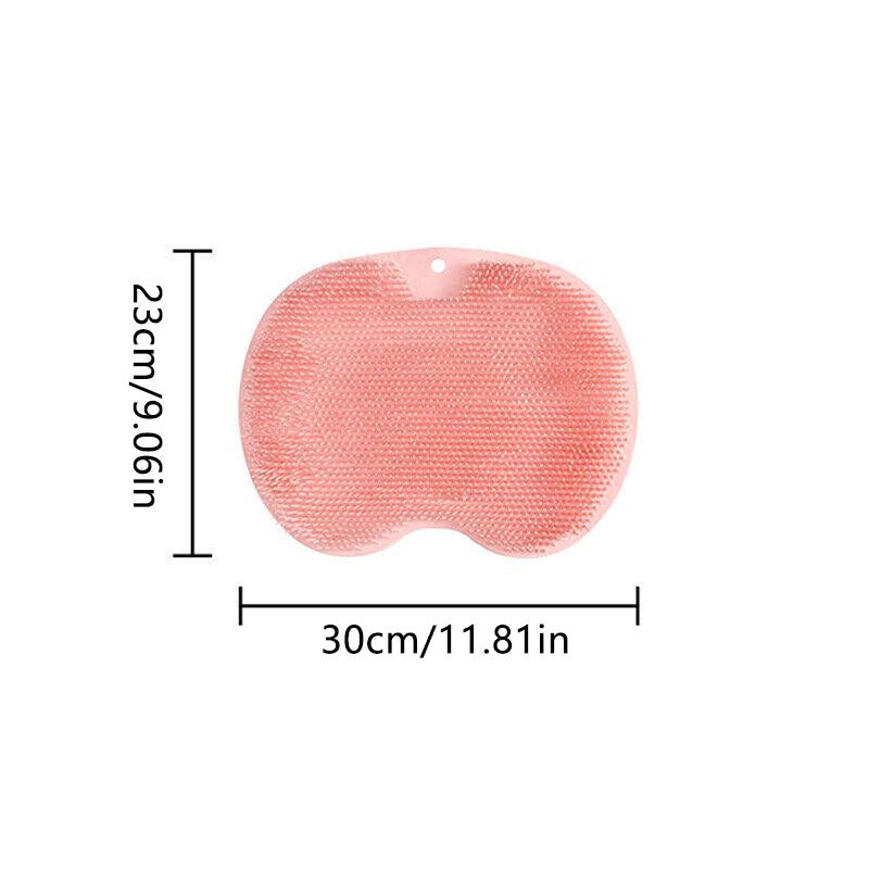 TPR Shower Foot Scrubber Exfoliating Massage Pad 30x23cm