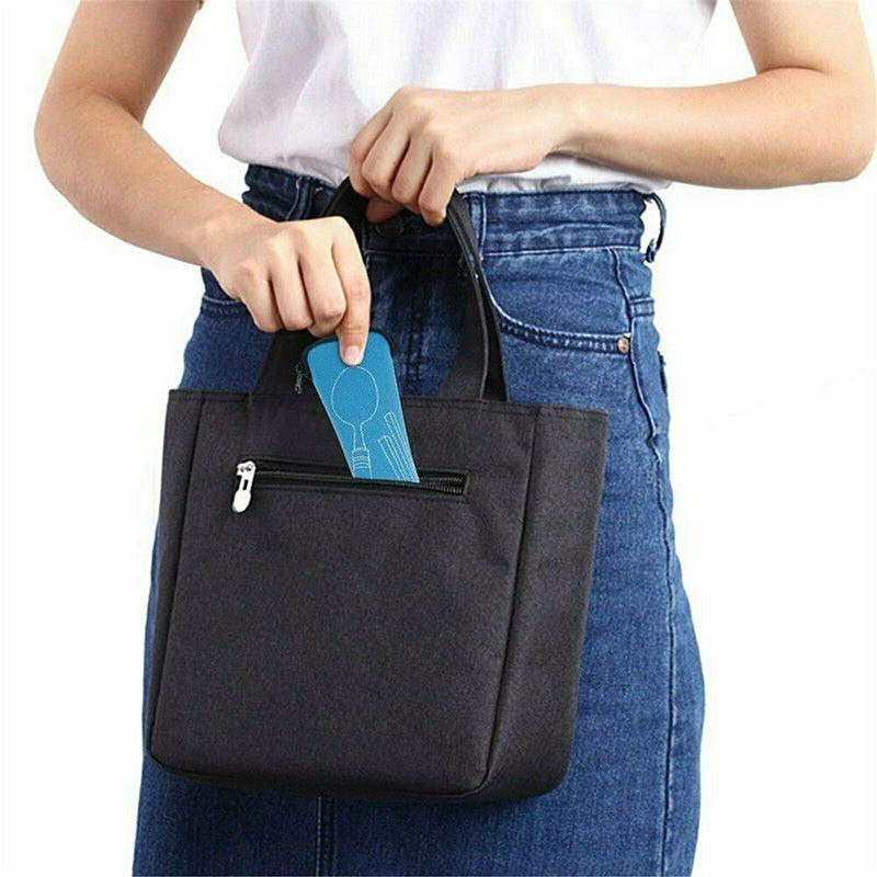 4 Pcs Cutlery Travel Knife Fork Portable Bag Stainless Steel Spoon Chopstick Set
