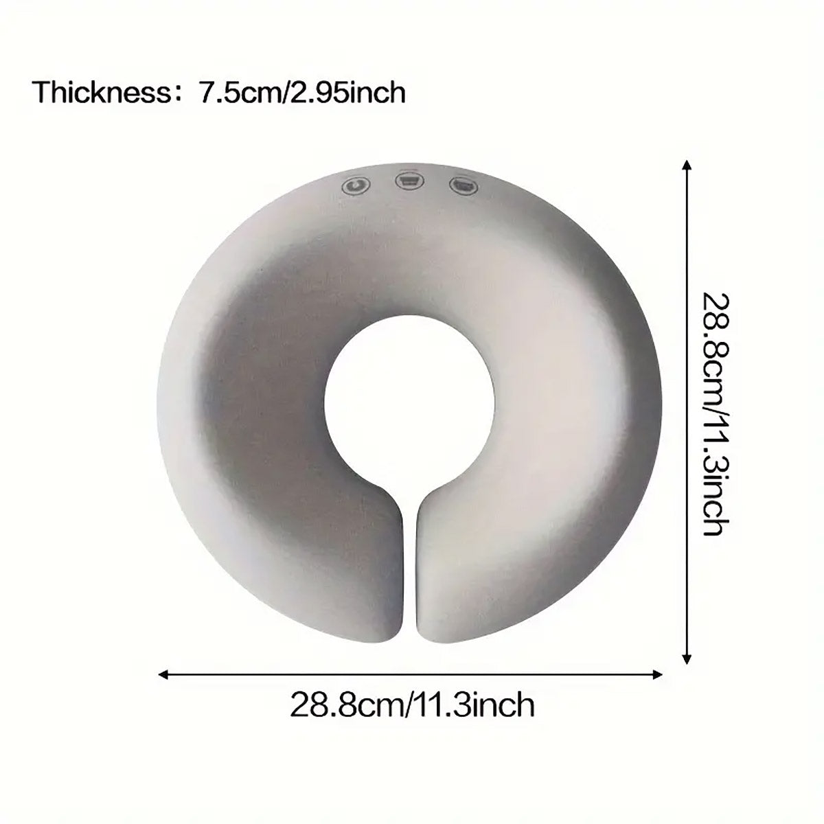 Guest Rest Pillow in Grey or Blue Colour – Product View 3