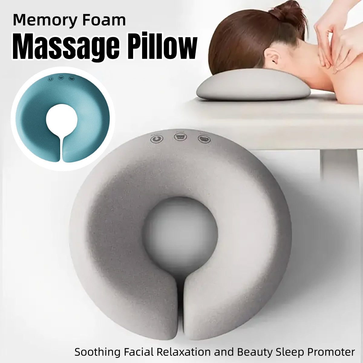 Guest Rest Pillow in Grey or Blue Colour – Product View 9