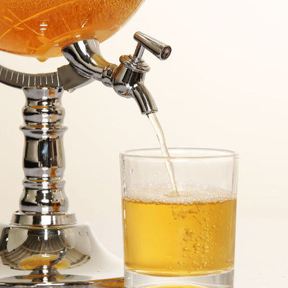 Large Capacity Plastic Beer Dispenser 3.5L Food Grade Leakproof Easy Pour
