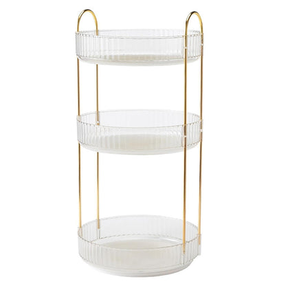 Rotating Cosmetic Organiser Home Storage Shelf Box for Makeup and Beauty Product