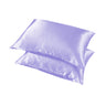2 Pcs Satin Pillowcases with 51 by 76cm Size — Lavender