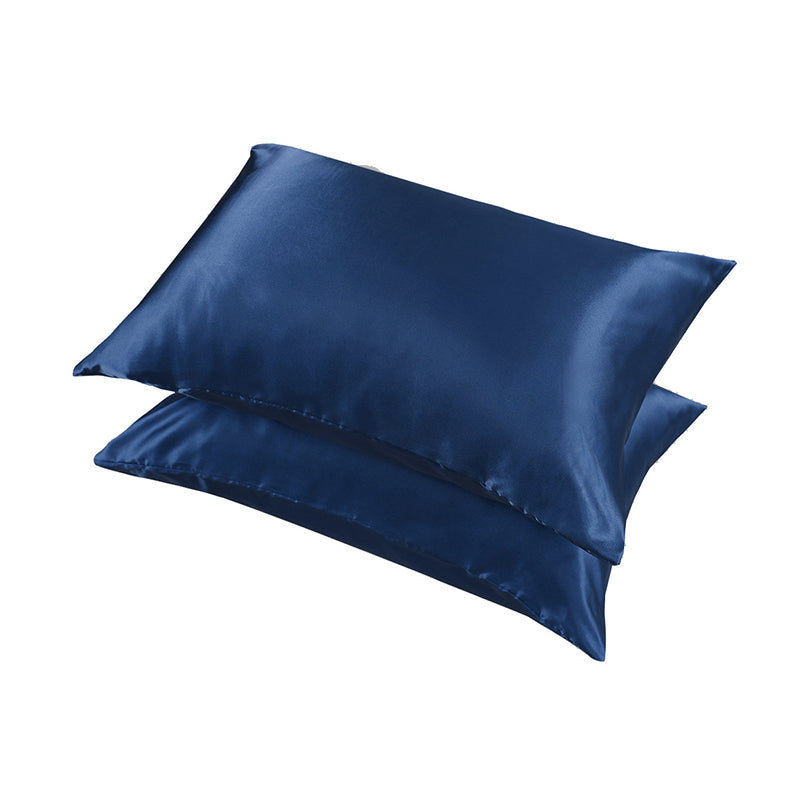 2X Satin Pillow Case Bedroom Pillowcase Cushion Covers Home Decor Luxury Slip AU
