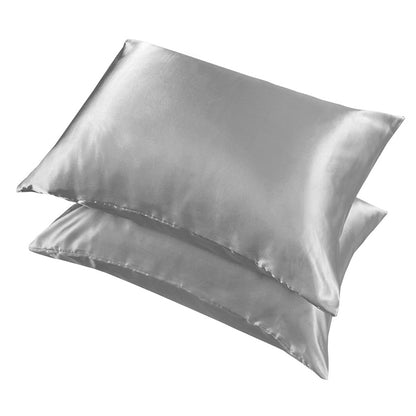 2X Satin Pillow Case Bedroom Pillowcase Cushion Covers Home Decor Luxury Slip AU