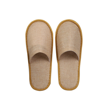 50 Pairs Disposable Closed Toe Slippers for Hotel Spa Guest