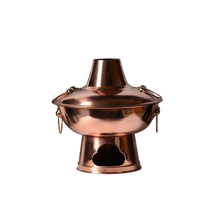 Stainless Steel Charcoal Chinese Copper Hot Pot for Beijing Cookware