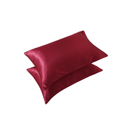 2X Satin Pillow Case Bedroom Pillowcase Cushion Covers Home Decor Luxury Slip AU