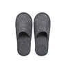 50 Pairs Slippers with Closed Toe Design — Grey