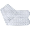 Long PVC Bathroom Mat with 200 Suction Cups — Clear