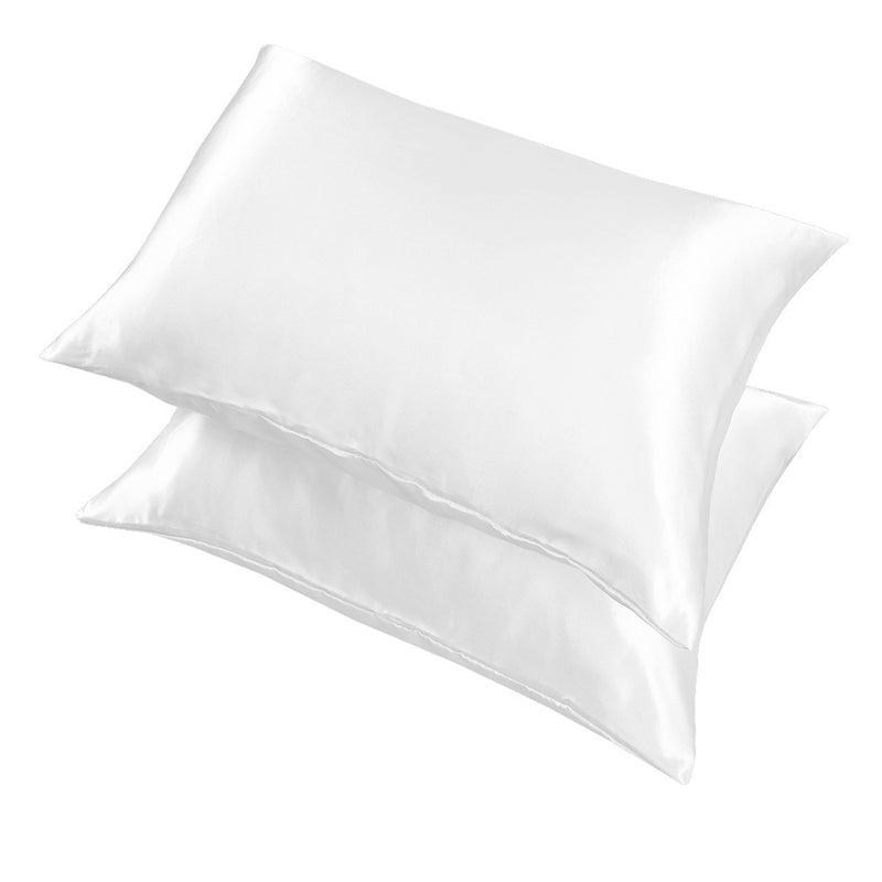 2X Satin Pillow Case Bedroom Pillowcase Cushion Covers Home Decor Luxury Slip AU