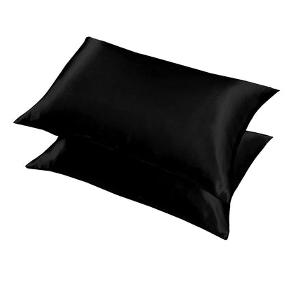 2X Satin Pillow Case Bedroom Pillowcase Cushion Covers Home Decor Luxury Slip AU