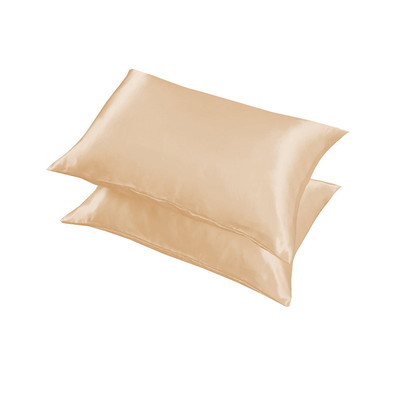 2X Satin Pillow Case Bedroom Pillowcase Cushion Covers Home Decor Luxury Slip AU