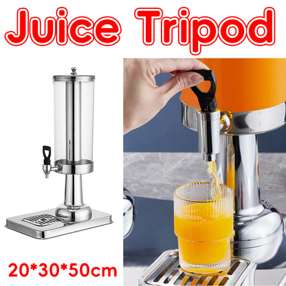 3L Multi Head Juice Dispenser Stainless Steel Cold Hot Beverage Server Machine