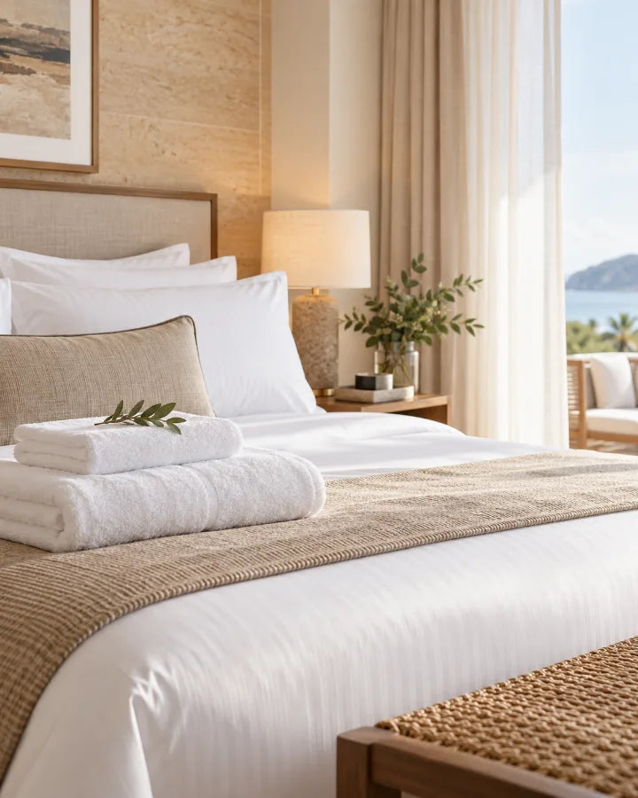 A hotel guest room